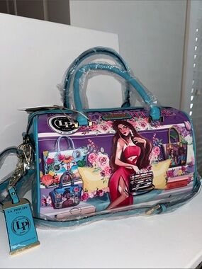 La Philipe Miami "Bold Beauty" Classic Satchel Travel Bag